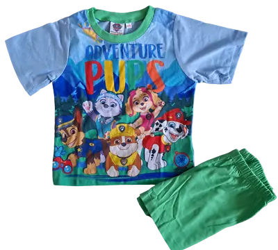 £7.99 • Buy Paw Patrol Boys Short Summer Pyjamas. Age 18 Months To 5 Years