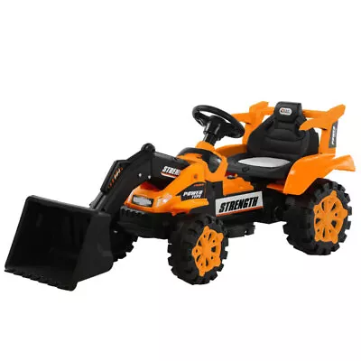 $169 • Buy Lenoxx 6V Electric Ride On Front Loader Tractor Kids Toy /Digger/Farm 4y+ Orange