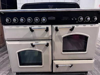 Rangemaster 110 Classic Cream/Chrome Electric Cooker - DELIVERY AVAILABLE • £300