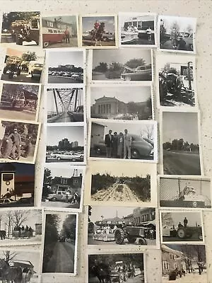 VINTAGE B&W & Color PHOTOS LOT Of 27 Various Vehicles 1950’s 60’s • $5.97