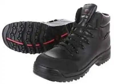 Mack Work Boots Black Aero Leather Waterproof Composite Toe Size 6 Au Brand New • $69.95