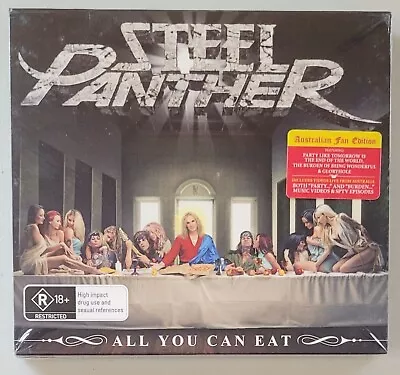 Steel Panther - All You Can Eat CD / DVD Melodic Metal Hard Rock Fan Edition • $14