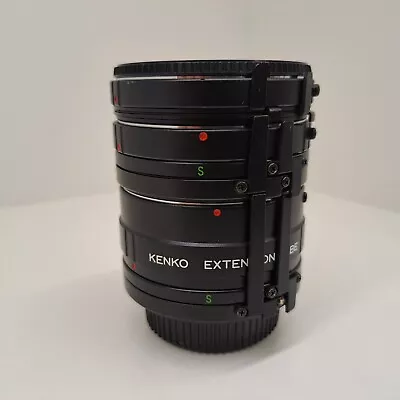 Kenko Automatic Extension Tube Set 36/20/12mm For Minolta • £46.46