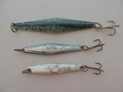 Vintage Jerry Jig 6.5  Green W Stripe + 2 Other Vintage Jigs 5  • $42.50