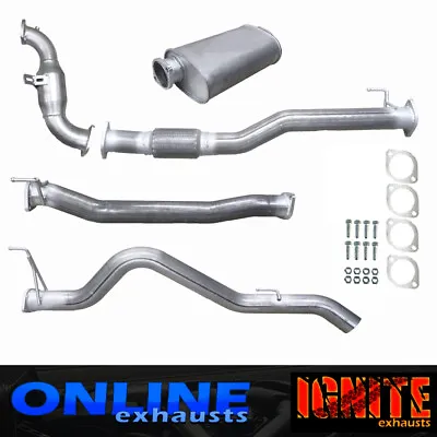 Holden Colorado Rg 2.8l 2012 On Td 3 Inch Full Sports Exhaust Cat/muffler Silver • $660