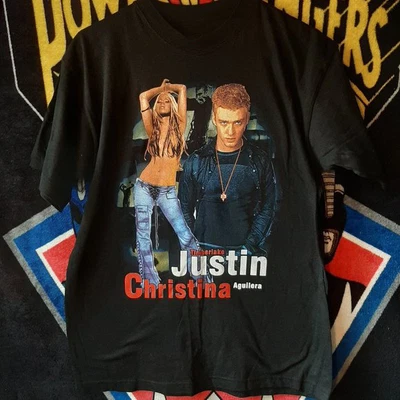 $21.84 • Buy Justin Timberlake Christina Aguilera Cotton T- Shirt All Size S To 5XL MD436