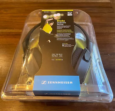 Sennheiser HD 428 SC Closed Ear Headphone Black- New In Box • $88.95