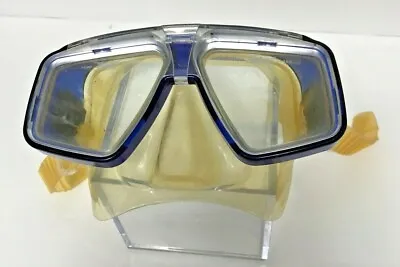 DACOR DIVING MASK Miramar II Blue SCUBA Snorkeling Tempered Lens FREE SHIPPING • $29.99