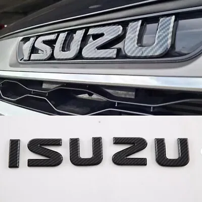 For Isuzu MU-X D-Max Accessories Letter Logo Emblem Decal Car 3D Sticker Trim • $48.39