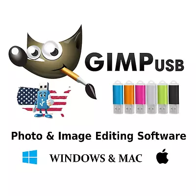 GIMP Professional Photo Image Art Editing Software Photoshop Alternative 2024 • $13.77