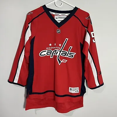 Reebok NHL Washington Capitals Mike Green Red Hockey Jersey Youth L/XL • $35
