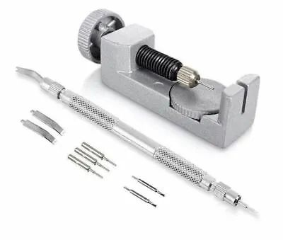 Watch Band Strap Bracelet Link Pin Remover Repair Tool Kit Set Metal Adjustable • $7.99