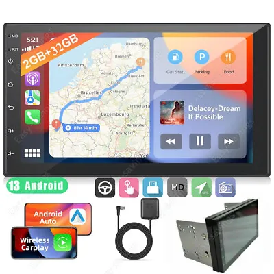 7  Android 13 Double 2 Din Stereo Radio Bluetooth Car MP5 Player Touch Screen FM • $64.90