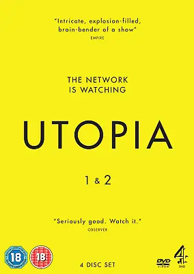 Utopia: Series 1 & 2 Complete Series [18] DVD Box Set • £10.99