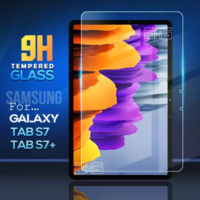 $15.75 • Buy For Samsung Galaxy Tab S7 FE S9 S8+ Plus S6 Lite Tempered Glass Screen Protector