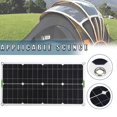 £8.94 • Buy 250W Solar Panel Kit Dual USB 10/20/30A Battery Charger Controller Caravan A