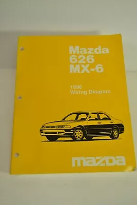 MAZDA 626 MX-6 1996 Body Electrical Troubleshooting & Wiring Diagram Manual • $6.74