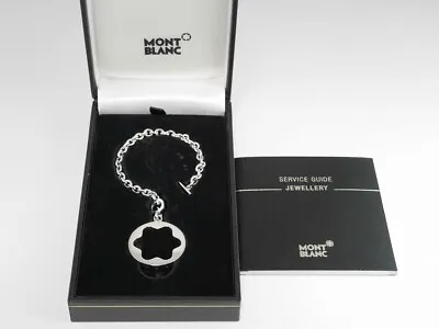 Montblanc Star With Chain Sterling Silver 925 Key Ring FREE SHIPPING WORLDWIDE • $299