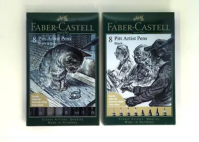 Faber Castell Pitt Artist Pens Lot India Ink - 167171 And 167158 • $30