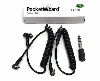 Pocket Wizard PlusX Cable Kit Set Radio Flash Remote Trigger Sync Cable 11226   • $15.99
