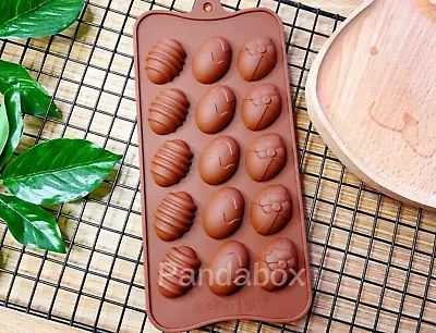 Multi Eggs Silicone Chocolate Mould Ice Cube Wax Melt Mold Easter Fun Kids Party • £2.17