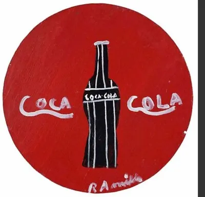 RA Miller  FOLK ART  Coca Cola Sign  Painting  Outsider • $525