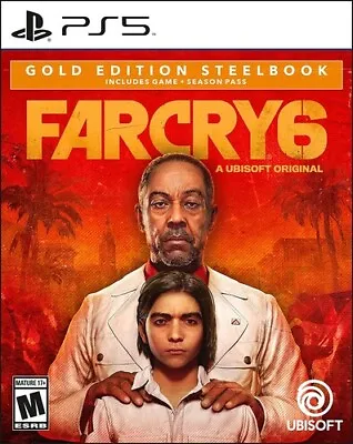 Far Cry 6 SteelBook Gold Edition For PlayStation 5 [New Video Game] Playstatio • $200.89