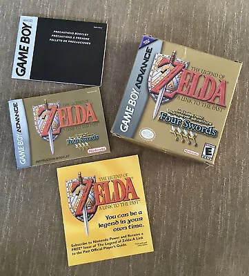 Legend Of Zelda: A Link To The Past Nintendo Game Boy Advance  Box And Inserts • $69