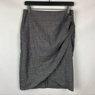 $24.99 • Buy Zara Basic Collection Skirt Womens Medium Gray Tulip Hem Ladies Formal Skirt 