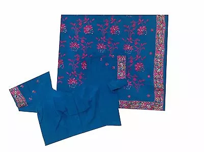 Om Vintage Indian Sari Art Silk Hand Embroidered Fabric Saree Blouse ZA10069 • $39.42
