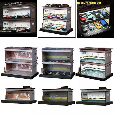 Underground Car Park Display Case For 1:64 Models Collecting Gifts Cabinet Table • $71.60