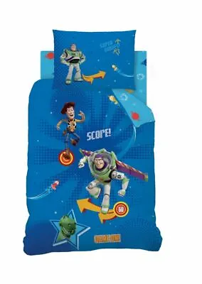 £12.95 • Buy Disney Toy Story Duvet Quilt Cover & Pillowcase Set Buzz Woody