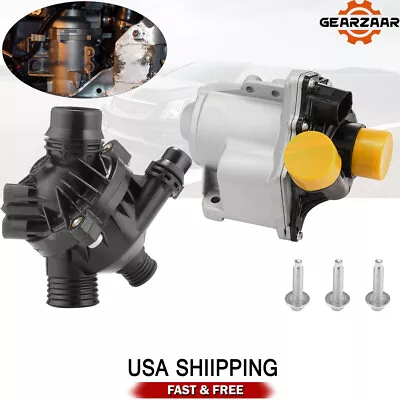 $168.96 • Buy NEW Electric Engine Water Pump W/ Thermostat For BMW N54 N55 3.0L 135i 335i 535i