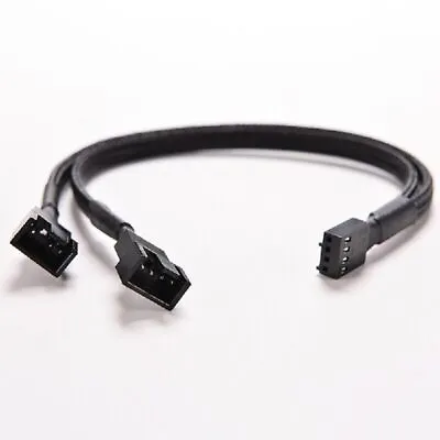 4 Pin PWM To Dual PWM Splitter Adapter Cable For CPU PC Fan A3T9 ~hot Su W7F1 • $1.54