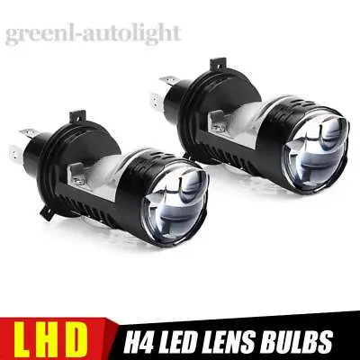 2PC H4 Mini Bi-LED Projector Lens LHD Headlight Kit Bulbs Hi-Lo 12000LM Retrofit • $32.98