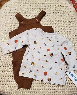  NWT Carter's Baby Boy Thanksgiving 2-Piece Set Size 3 Months • $35