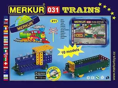 Metal Construction Set Merkur Railway Models 1 Kg NEW Made In CZECH REPUBLIC • $80