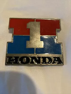 Vintage 1985 HONDA ATC Motocross ATV Belt Buckle HONDALINE RARE • $69.99