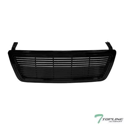 Topline For 2004-2008 Ford F150 Horizontal Front Hood Bumper Grill Grille - Blk • $88