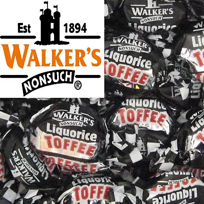 Walkers NONSUCH TOFFEES Liquorice Wrapped Sweets Party Pick N Mix • £5.99