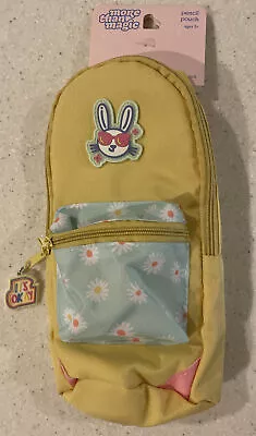 More Than Magic Backpack Bunny Rabbit Pencil Pouch Case Zippered Yellow • $5.99