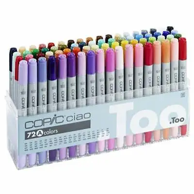 Copic Ciao Pens 72 Set A - Manga Graphic Arts + Craft Markers - Fast Shipping • £299.99