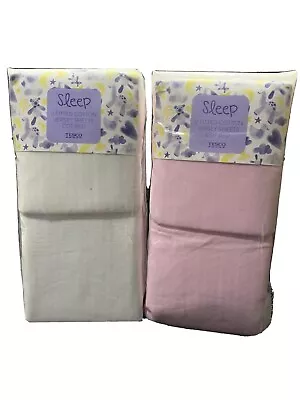 Cotton Fitted Jersey Cot Bed Sheets • £8.95