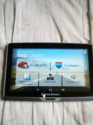 Rand McNally TND Tablet 70 Commercial  Truck GPS  Works Great  • $59.99