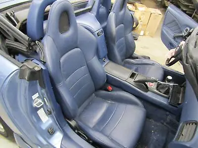 Passenger Bucket Seat Leather Manual Blue Honda S-2000 00 01 02 03 04 05 • $345