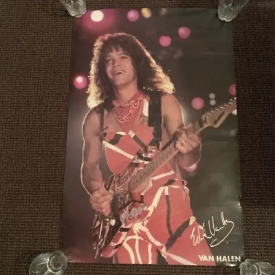 Vintage Eddie Van Halen Original Printing Poster • $60