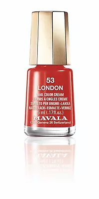 Mavala Free-of-12 Harmful Ingre Mini Nail Polish London Darker Slight Warm Red  • $8