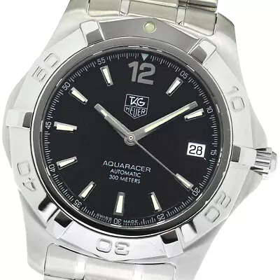 TAG HEUER Aquaracer WAF2110.BA0806 Date Black Dial Automatic Men's Watch_792909 • $848.30