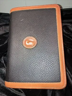 Dooney & Bourke Large Pebble Grain Black Leather Agenda • $95