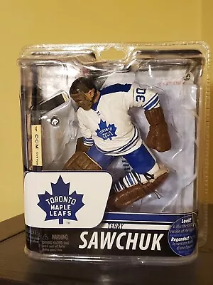 MCFARLANE NHL 29 TERRY SAWCHUK WHITE JERSEY TORNTO MAPLE LEAFS Variant • $74.99